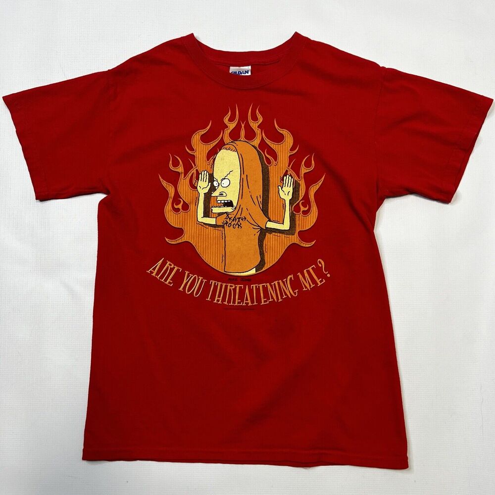 Vintage 2004 Beavis and Butthead MTV Cornholio T Shirt Men's Small Mike Judge